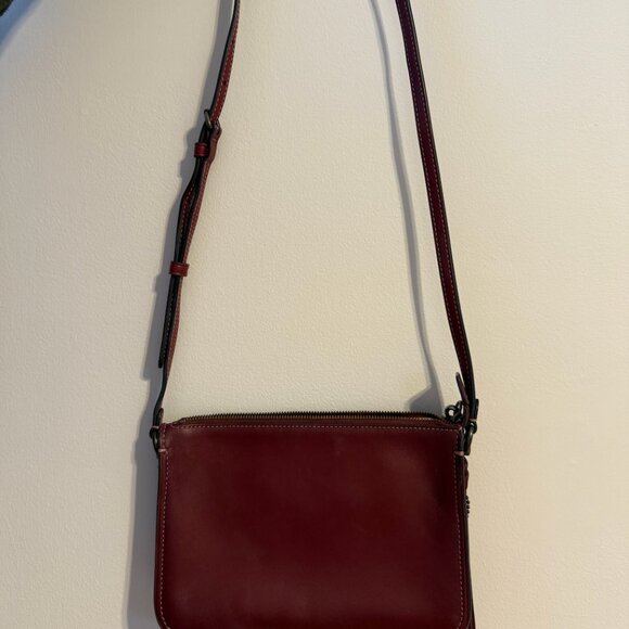 Coach Soho Shoulder or Crossbody Bag, Washed Red Burgundy - Picture 4 of 16